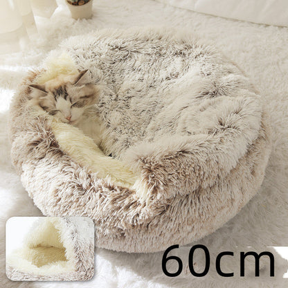 CuddleCave™ 2-in-1 Deluxe Pet Bed