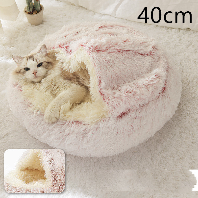 CuddleCave™ 2-in-1 Deluxe Pet Bed