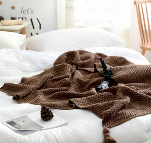 Nordic Cozy Knit Throw Blanket
