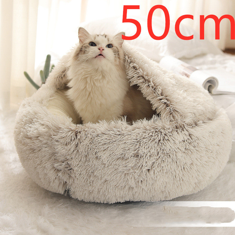 CuddleCave™ 2-in-1 Deluxe Pet Bed
