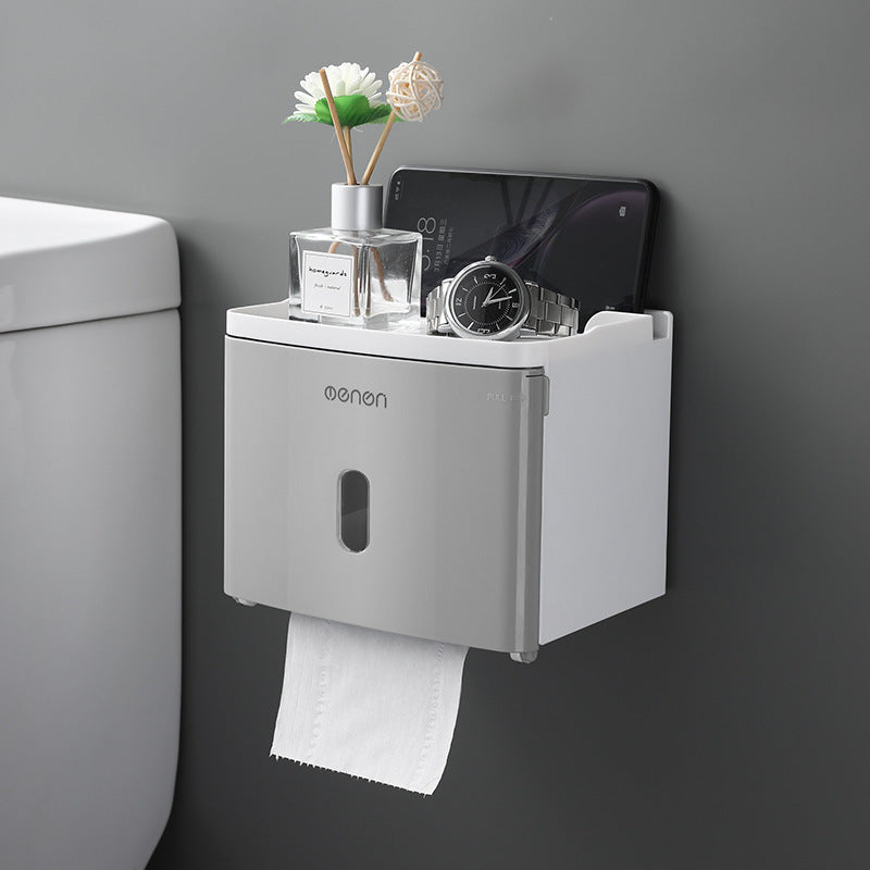 EasyMount™ Toilet Paper Holder & Organizer
