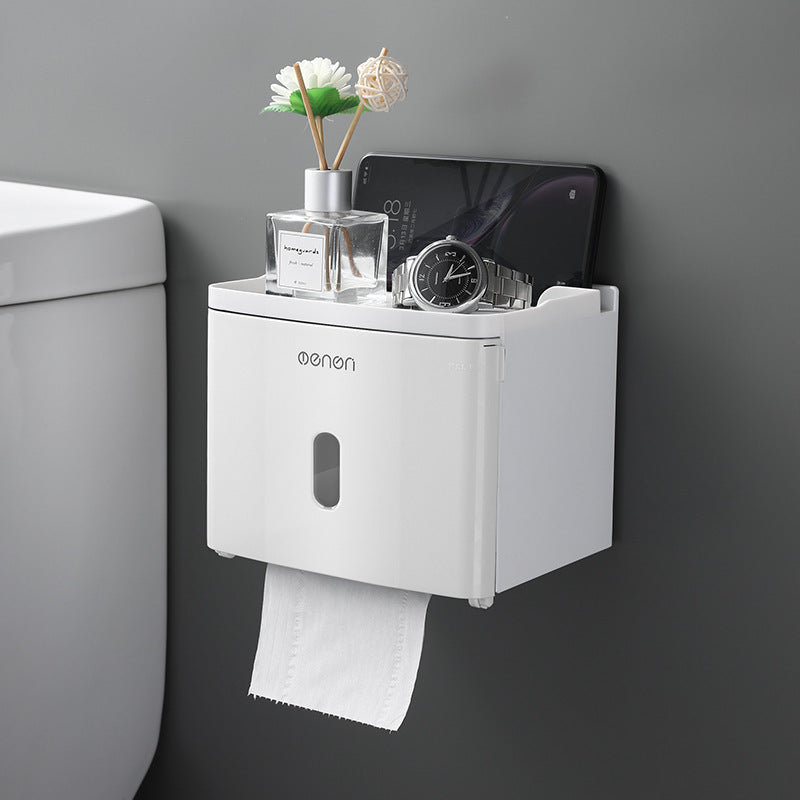 EasyMount™ Toilet Paper Holder & Organizer