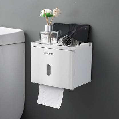 EasyMount™ Toilet Paper Holder & Organizer