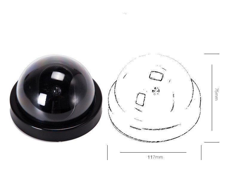 Fejkkamera Dome – Realistisk Avskräckare för Ökad Trygghet, Helt Utan Krångel!