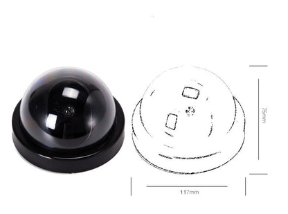 Fejkkamera Dome – Realistisk Avskräckare för Ökad Trygghet, Helt Utan Krångel!