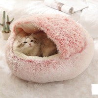 CuddleCave™ 2-in-1 Deluxe Pet Bed