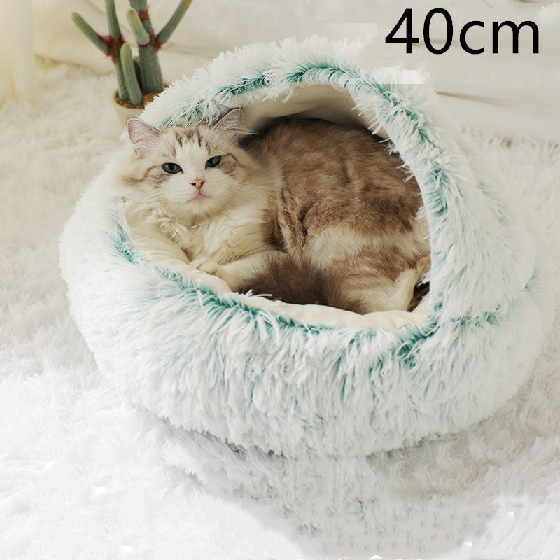 CuddleCave™ 2-in-1 Deluxe Pet Bed