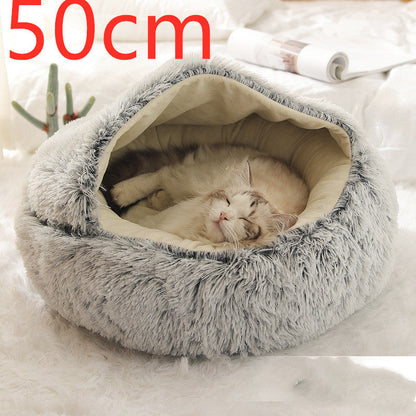 CuddleCave™ 2-in-1 Deluxe Pet Bed
