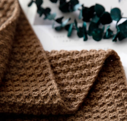 Nordic Cozy Knit Throw Blanket