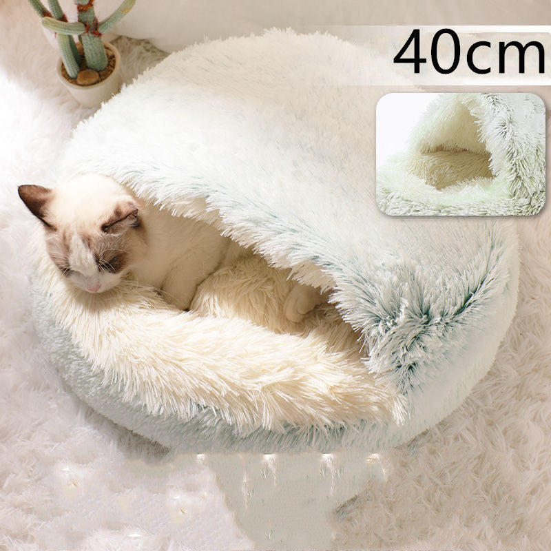 CuddleCave™ 2-in-1 Deluxe Pet Bed