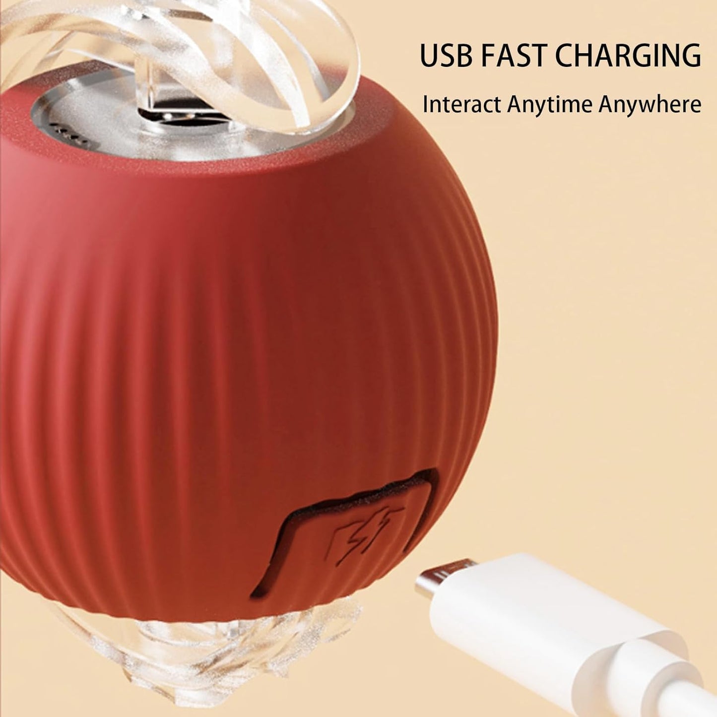 Bolita. Smart Rolling Pet Ball with Rope