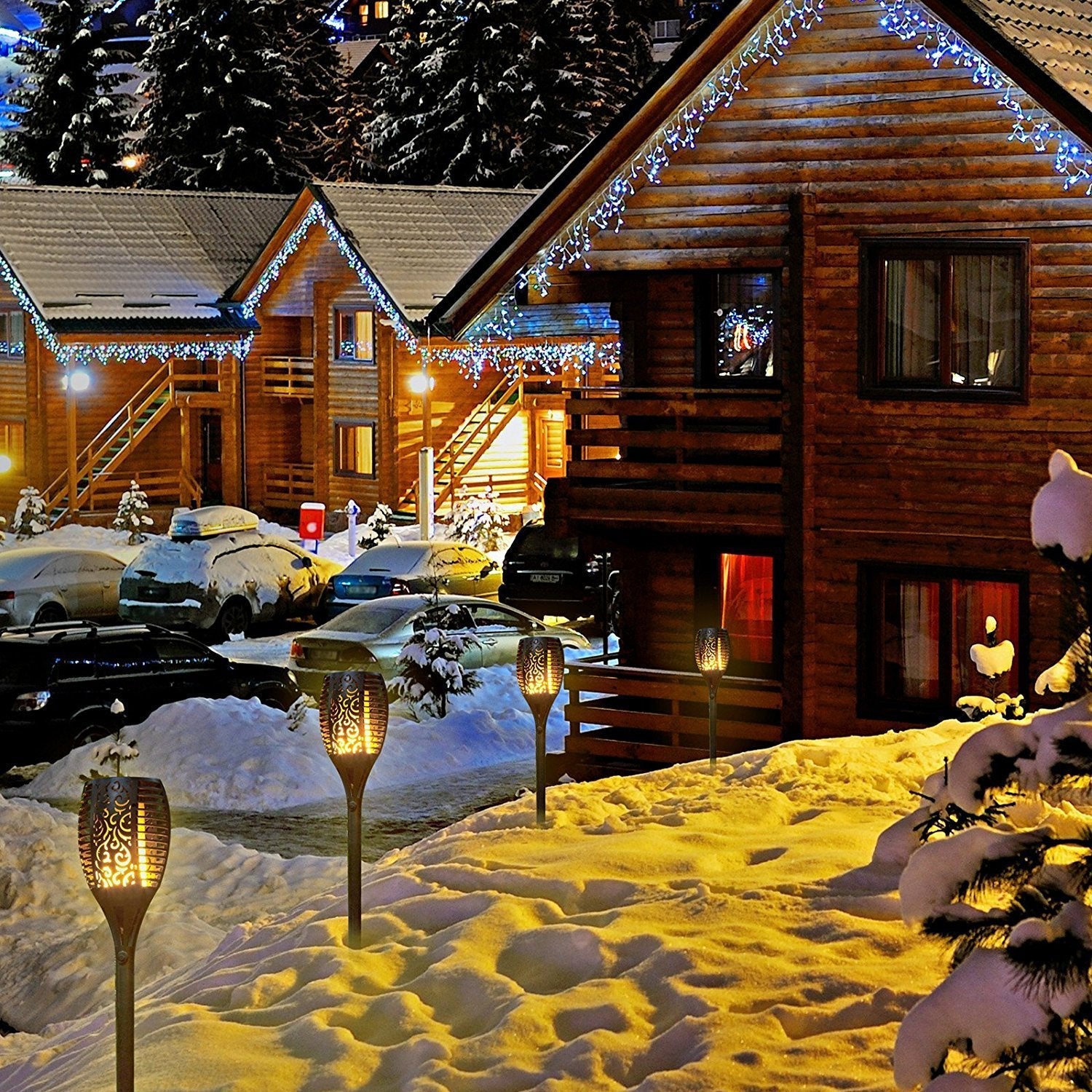 SolarFlame™ LED Flickering Torch Lights