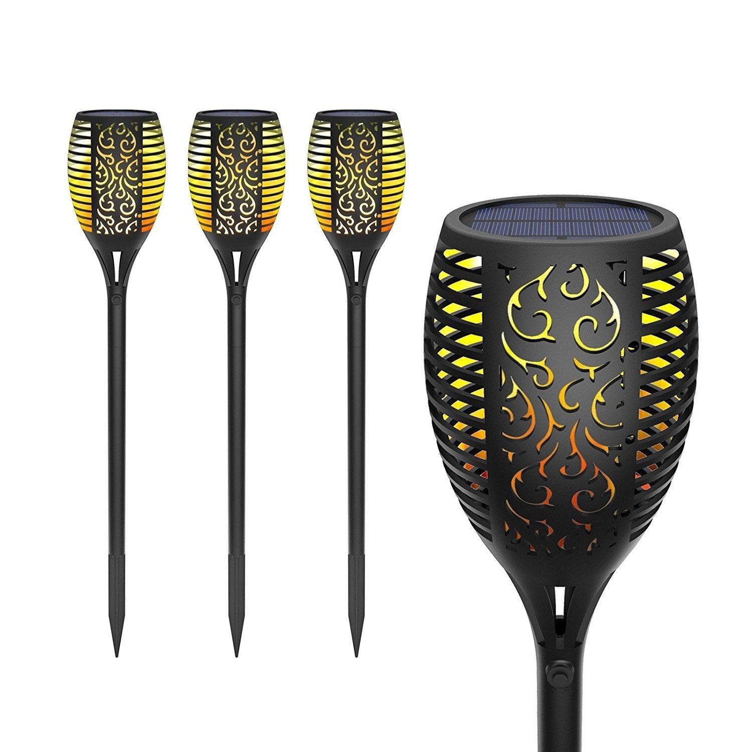 SolarFlame™ LED Flickering Torch Lights