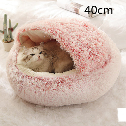 CuddleCave™ 2-in-1 Deluxe Pet Bed