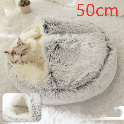 CuddleCave™ 2-in-1 Deluxe Pet Bed
