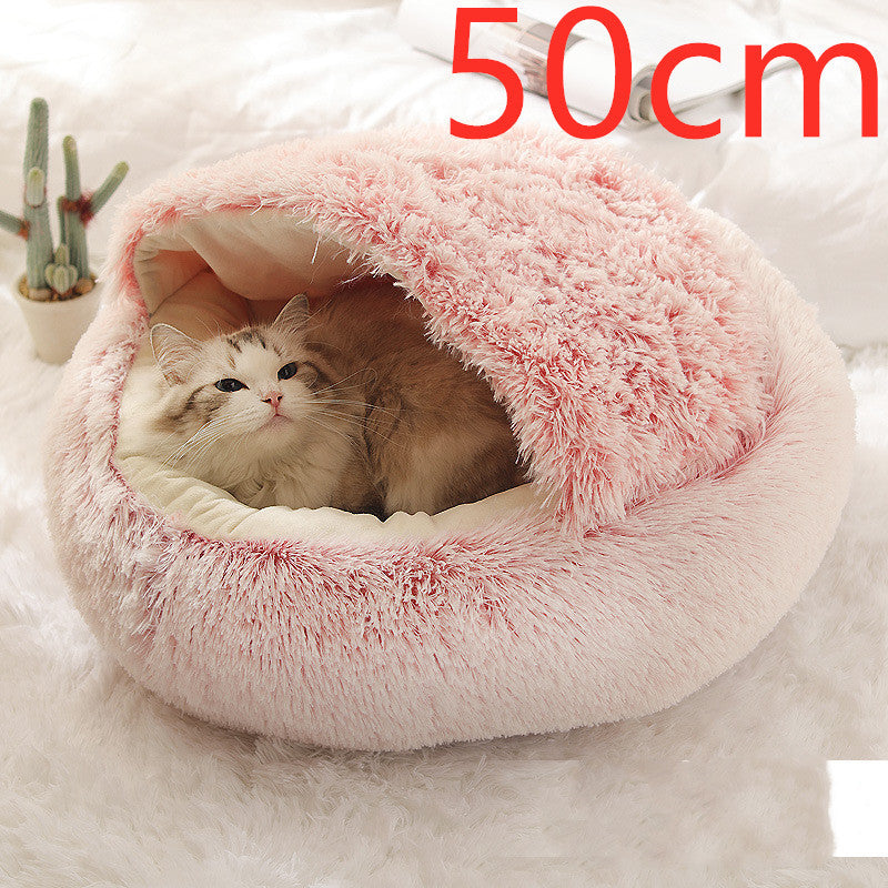 CuddleCave™ 2-in-1 Deluxe Pet Bed
