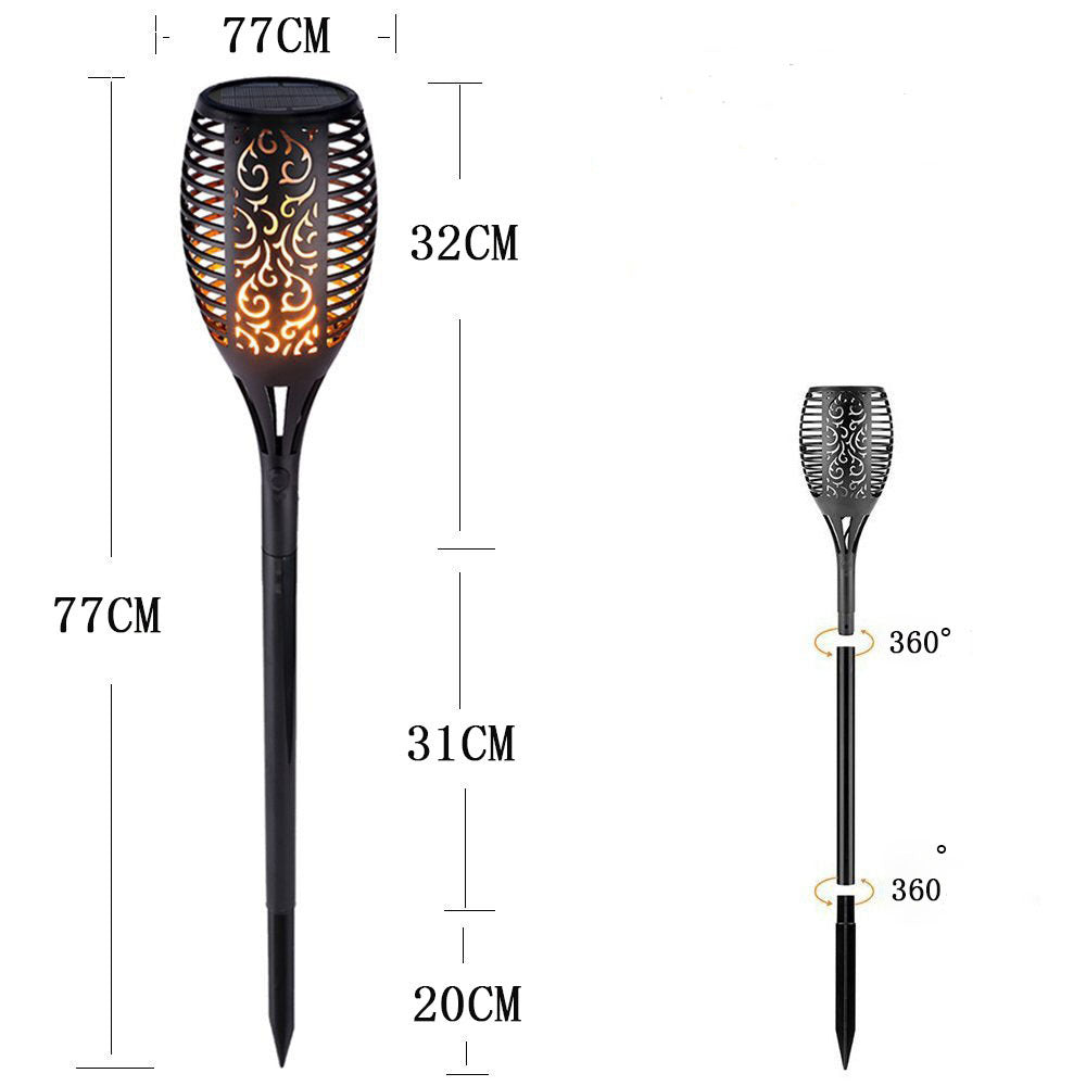SolarFlame™ LED Flickering Torch Lights