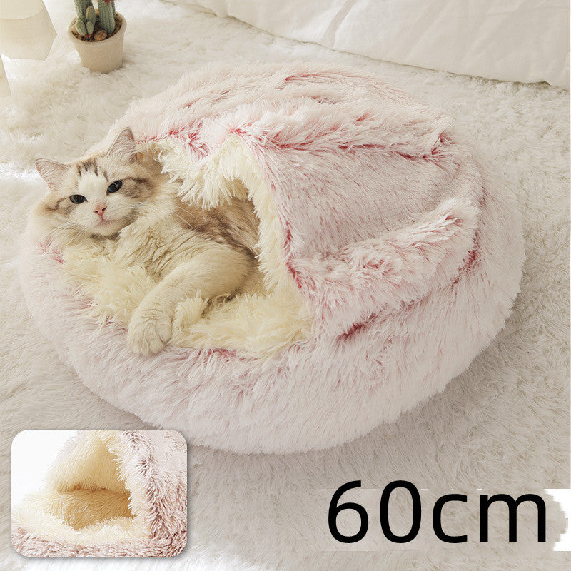 CuddleCave™ 2-in-1 Deluxe Pet Bed