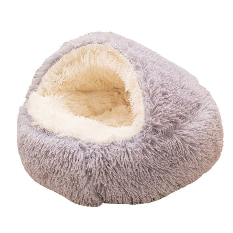 CuddleCave™ 2-in-1 Deluxe Pet Bed