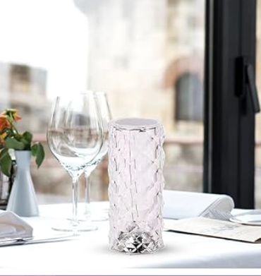 CrystalGlow™ 16-Color Touch LED Lamp