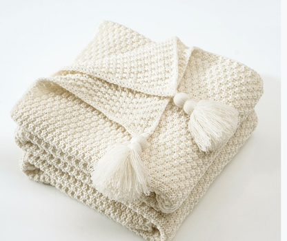 Nordic Cozy Knit Throw Blanket