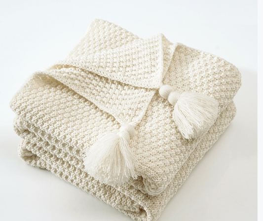 Nordic Cozy Knit Throw Blanket