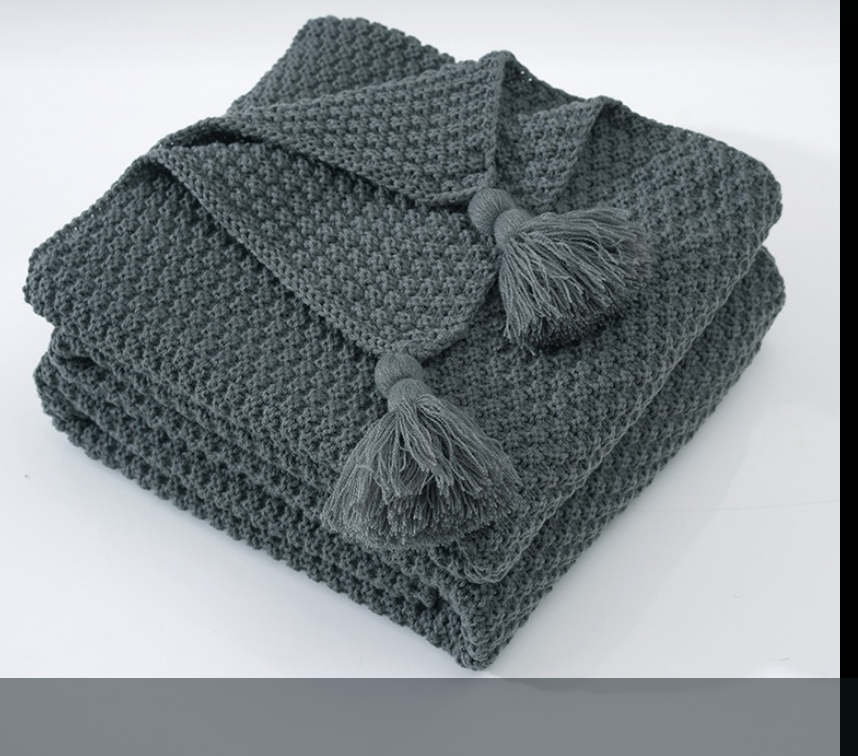 Nordic Cozy Knit Throw Blanket