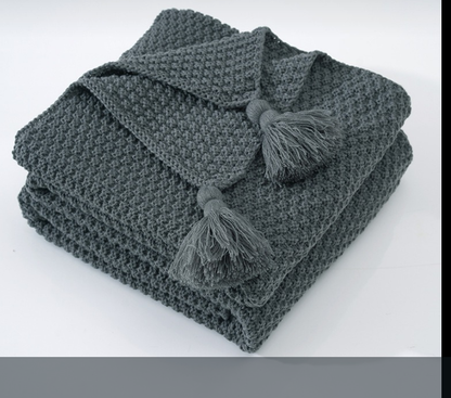 Nordic Cozy Knit Throw Blanket