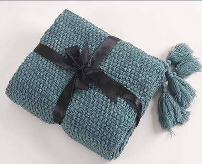 Nordic Cozy Knit Throw Blanket
