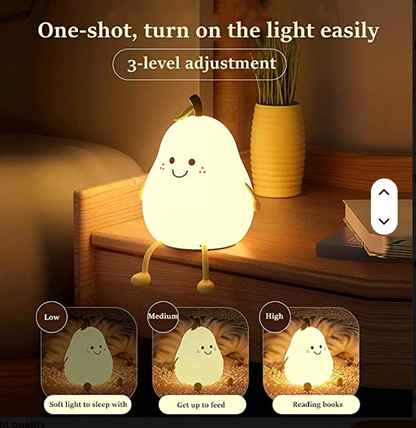 Pear Buddy™ Kids Silicone Night Light