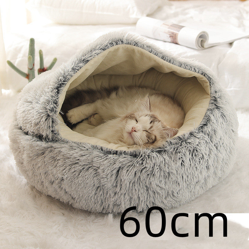 CuddleCave™ 2-in-1 Deluxe Pet Bed