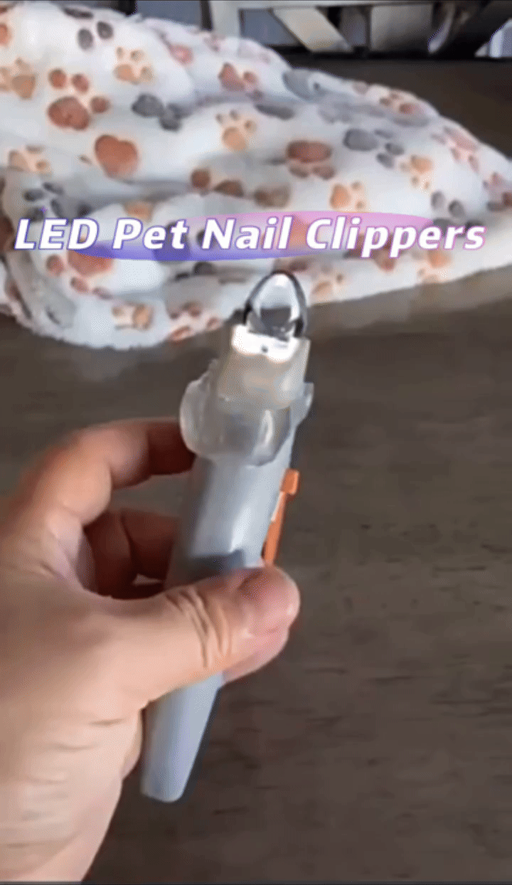 Aton- Nagelklippare för Husdjur med LED-ljus och Förstoringsglas TM