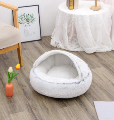CuddleCave™ 2-in-1 Deluxe Pet Bed