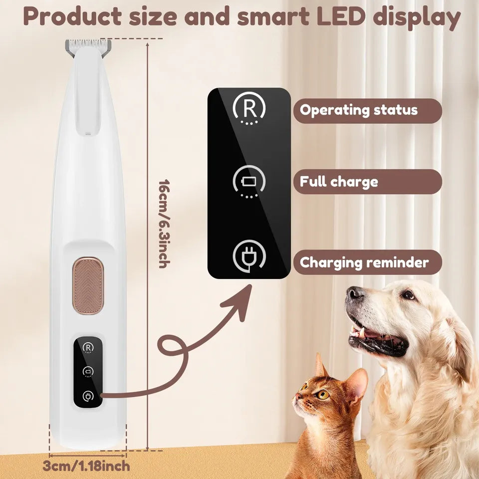 PawGroom Pro™ LED Pet Trimmer