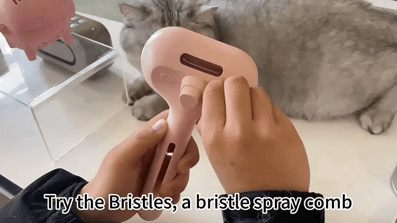 FluffyFriend™ Självrengörande dimmaborste för husdjur