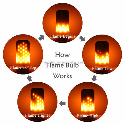 FlameGlow LED Lamp