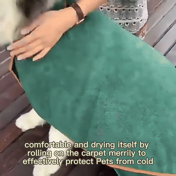 Quick-Dry Comfort™ Pet Bathrobe